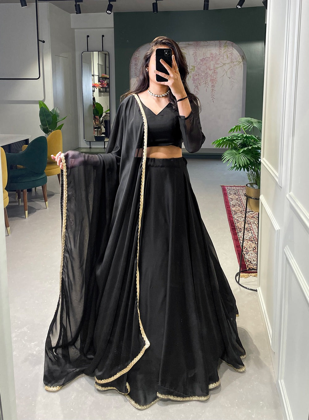 Casual Silk Lehenga choli – Yashodhara Lifestyle