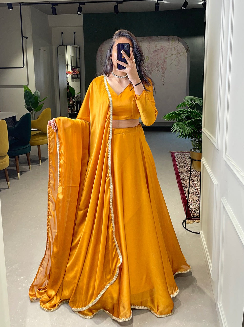 Casual Silk Lehenga choli - Yashodhara Lifestyle