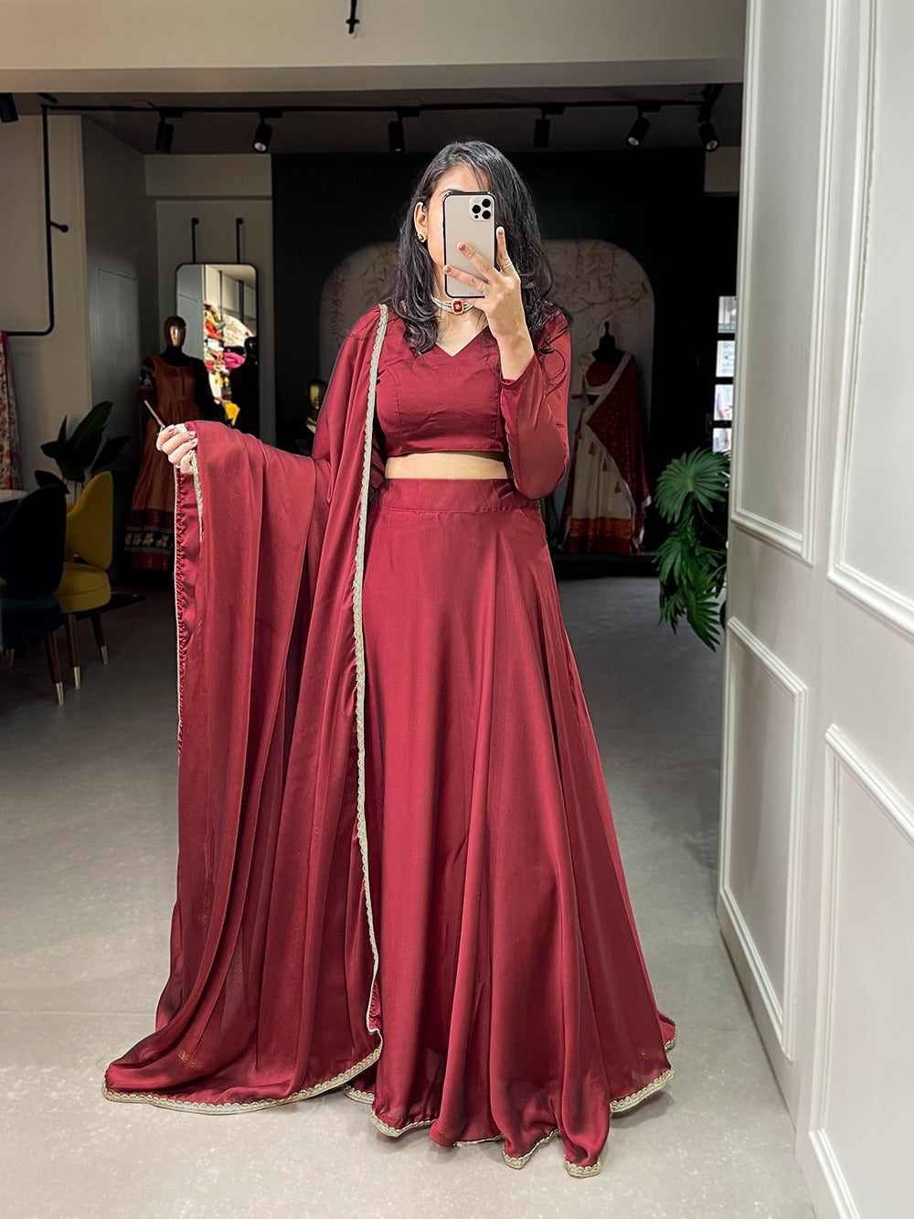 Casual Silk Lehenga choli - Yashodhara Lifestyle