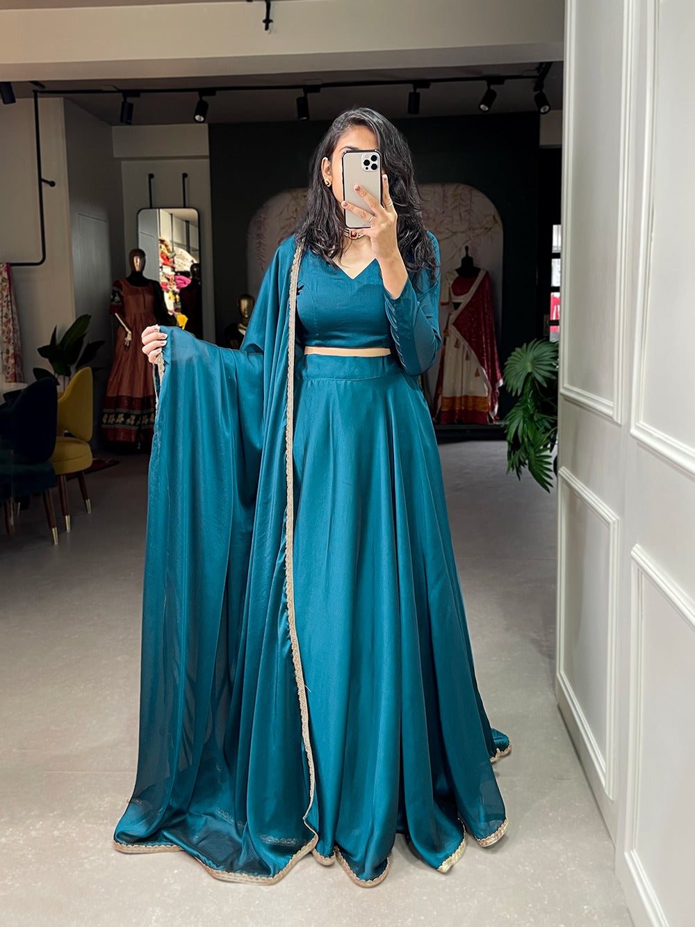Casual Silk Lehenga choli - Yashodhara Lifestyle
