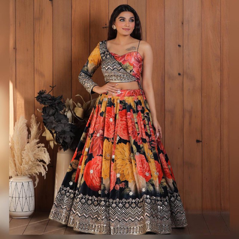 Designer Lehenga Choli Facncy Style - Yashodhara Lifestyle