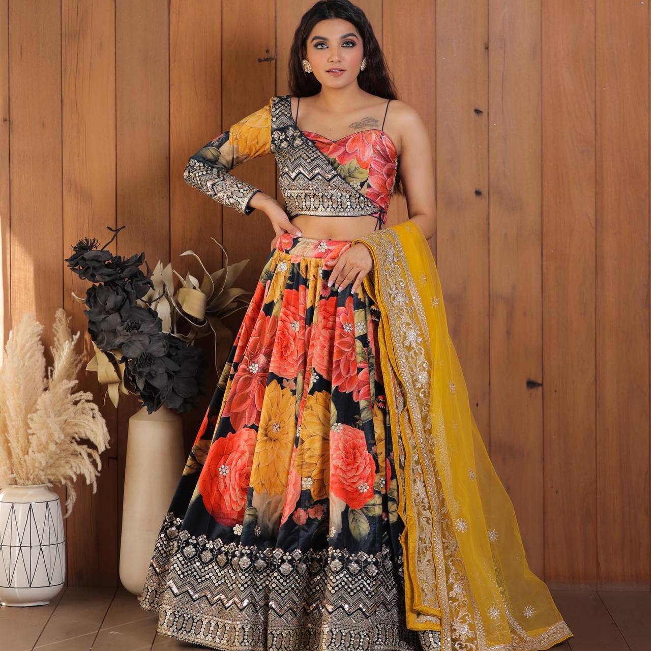 Designer Lehenga Choli Facncy Style - Yashodhara Lifestyle