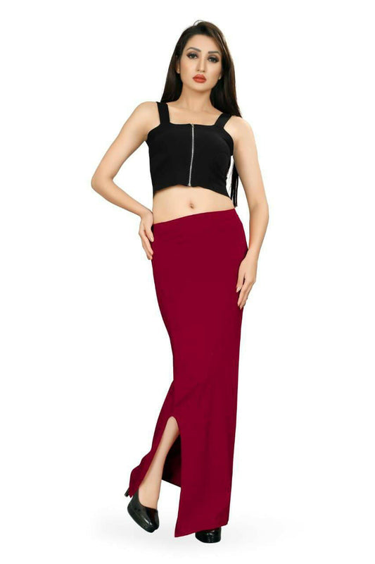 Maroon Petticoat or Shapewear - Yashodhara Lifestyle