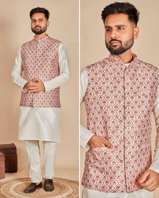 Silk Koti Kurta Maroon - Yashodhara Lifestyle