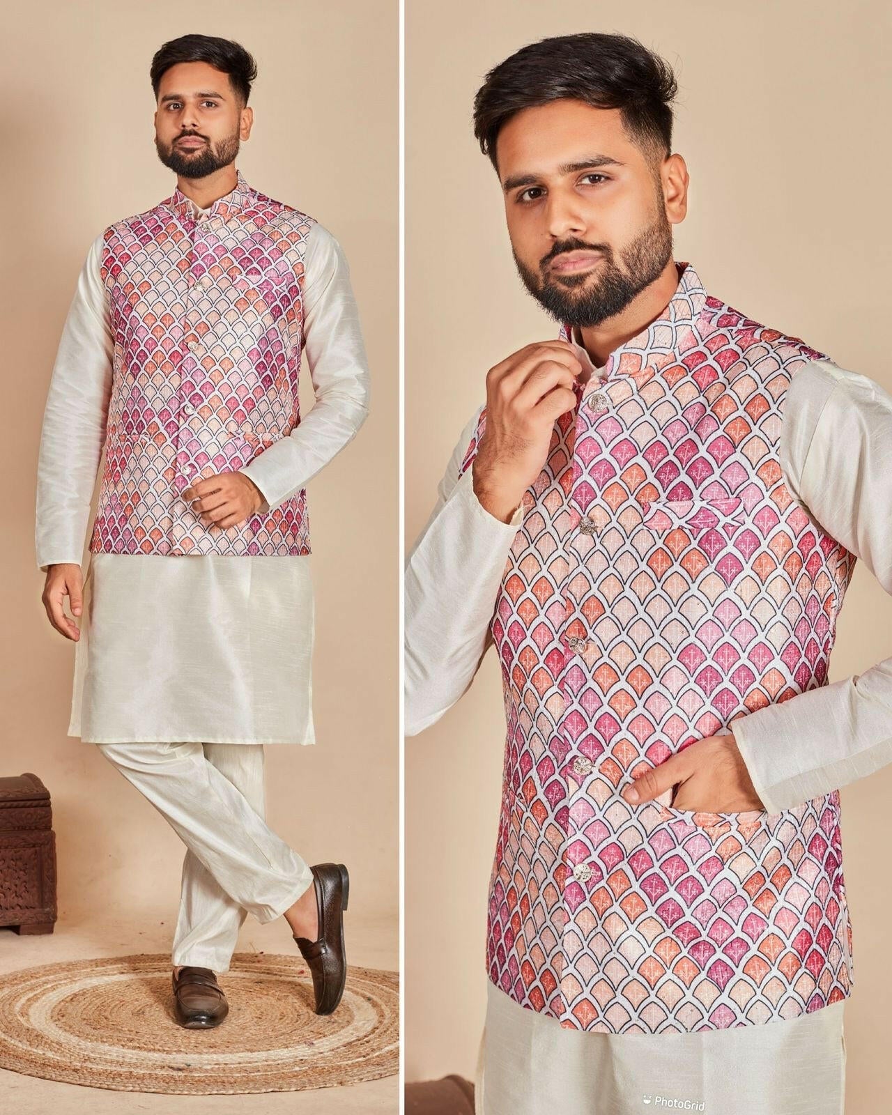 Silk Koti Kurta Pink - Yashodhara Lifestyle